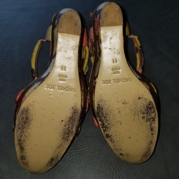 Colorful snake skin platform wedges with 6 inch heels - Picture 7 of 10